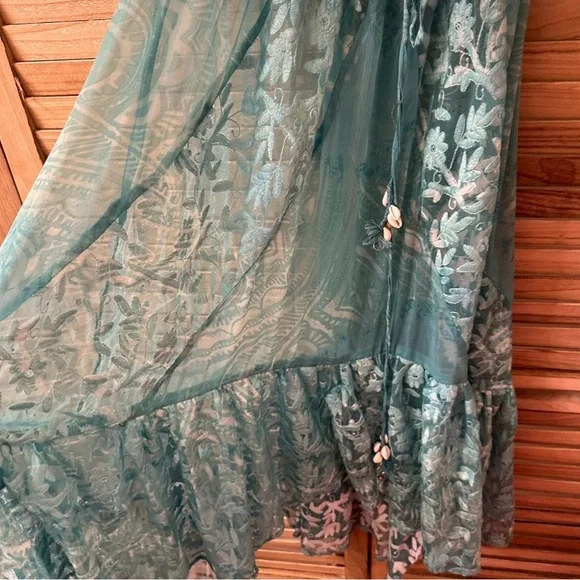 Ramy Brook Markos Sheer Jacquard Cover-Up - Picture 6 of 7